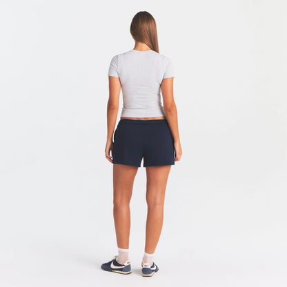 COTTON FLEECE SHORT | NAVY