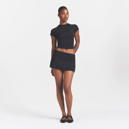 NikeSKIMS AIRY DRI-FIT™ FOLDOVER SKORT | OBSIDIAN