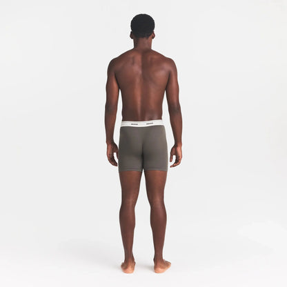 SKIMS COTTON RIB MENS 5" BOXER BRIEF | JUNGLE