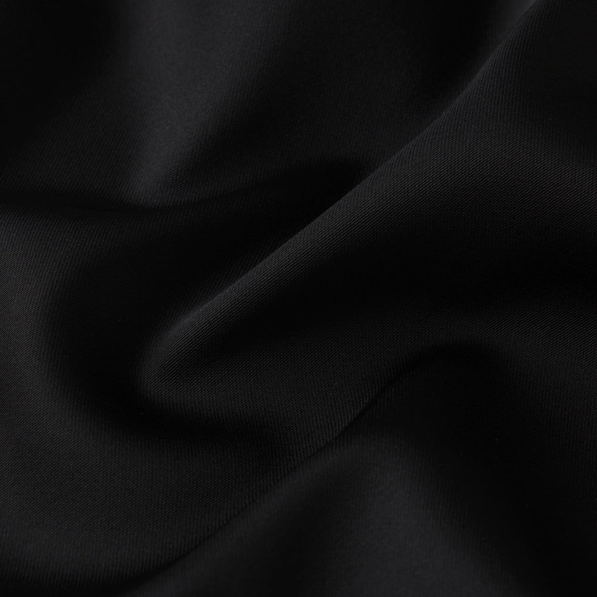 SATIN MINI SKIRT | OBSIDIAN