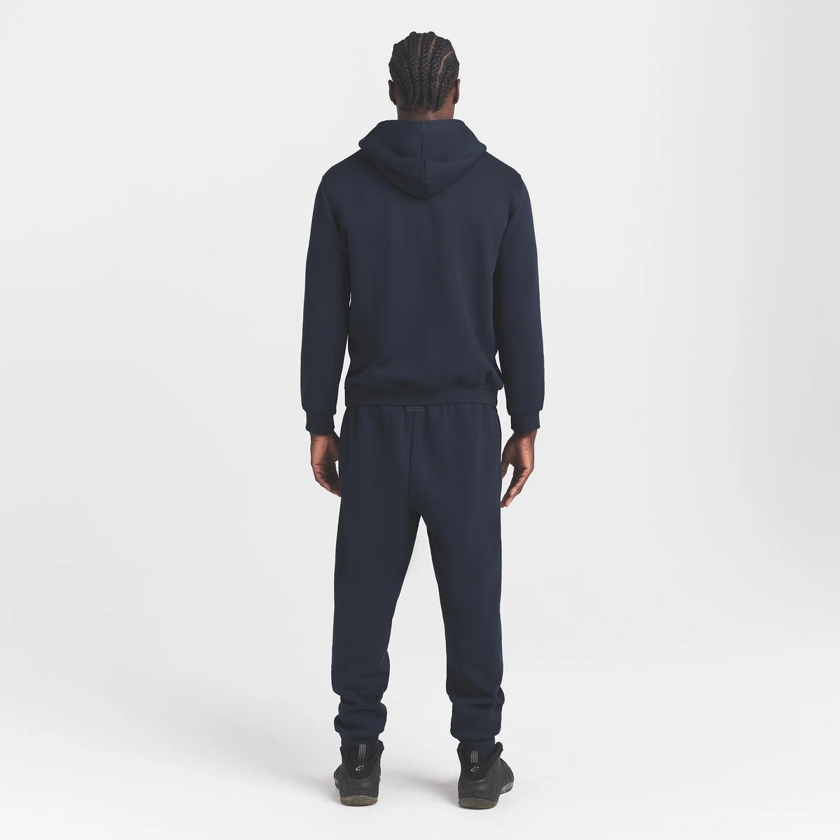 FLEECE LOUNGE MENS CLASSIC HOODIE | NAVY