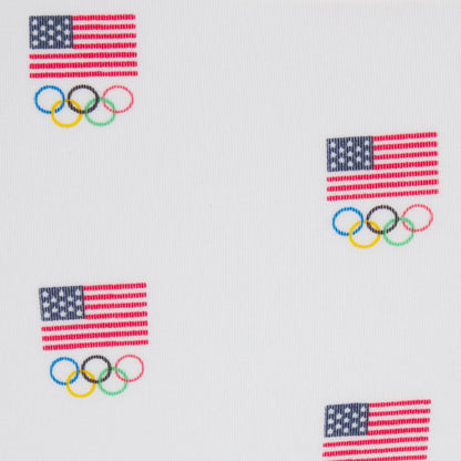 SKIMS FOR TEAM USA FITS EVERYBODY OLYMPIC DIPPED FRONT THONG | WHITE