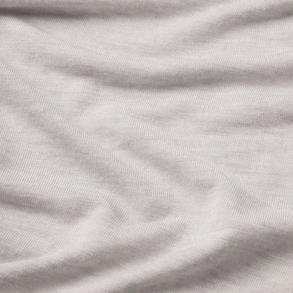 SHEER MODAL CARDIGAN WITH COVERED BUTTONS | HEATHER GREY