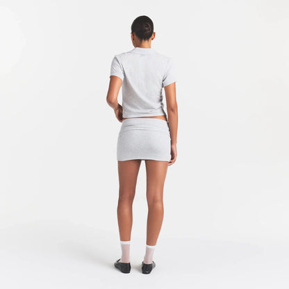 WORN IN JERSEY POLO | LIGHT HEATHER GREY