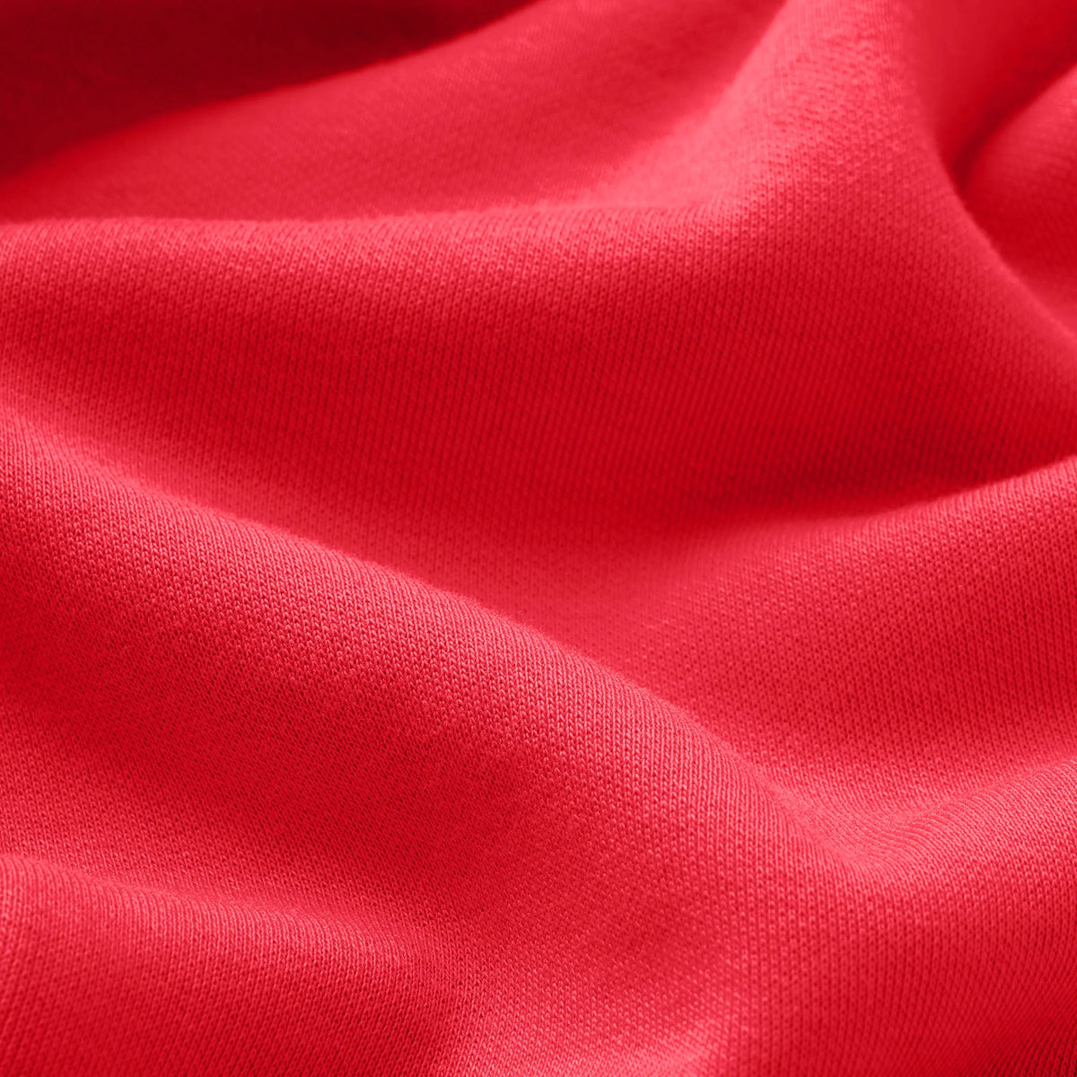 COTTON FLEECE SHRUNKEN CARDIGAN | WASHED RED
