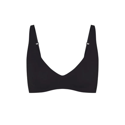 NAKED PLUNGE BRALETTE | ONYX