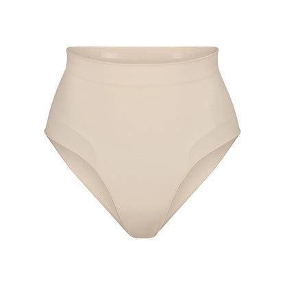 SEAMLESS SCULPT MID WAIST BRIEF | SAND