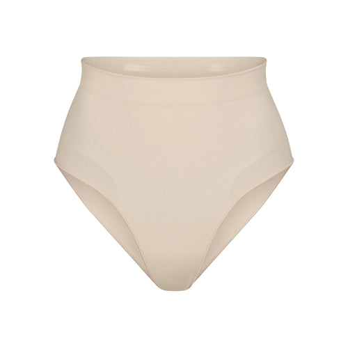 SEAMLESS SCULPT MID WAIST BRIEF | SAND