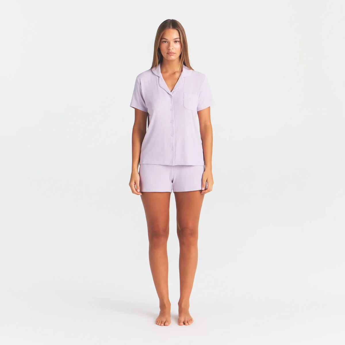 SOFT LOUNGE SHORT SLEEP SET | IRIS MICA