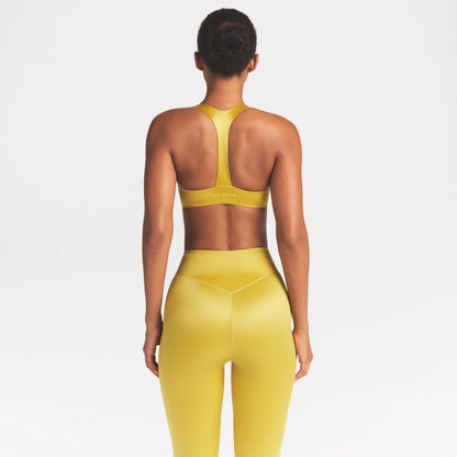 NikeSKIMS SATIN SHINE PLUNGE T-BACK BRA | CITRINE
