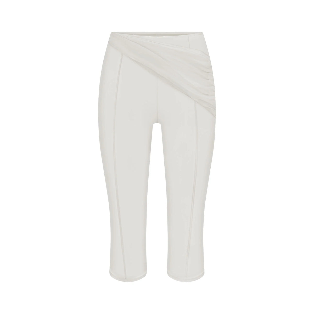 ULTRA FINE MESH DRAPED CAPRI | IVORY