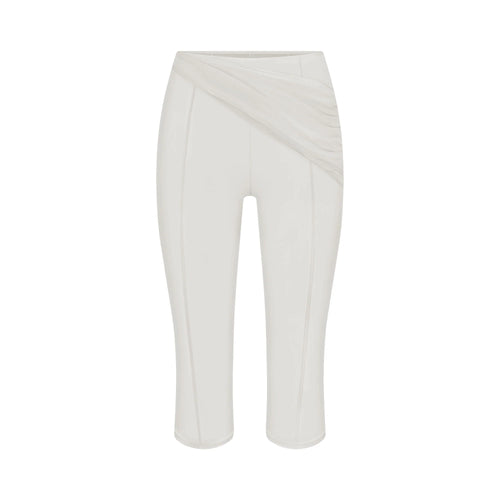 ULTRA FINE MESH DRAPED CAPRI | IVORY