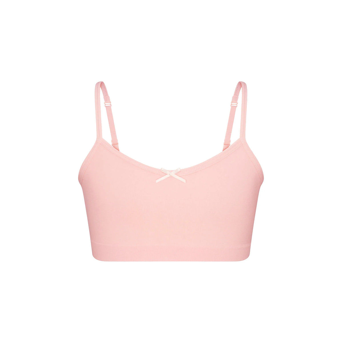 COTTON SEAMLESS JUNIORS BRALETTE 2-PACK | MARBLE AND BALLET