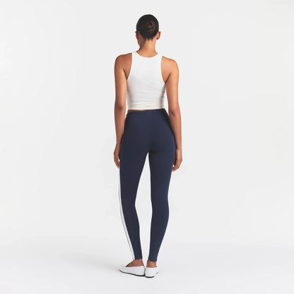 OUTDOOR HIGH-WAISTED LEGGING | NAVY ECRU CONTRAST