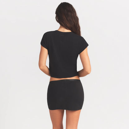 LOGO POINTELLE MICRO SKORT | SOOT