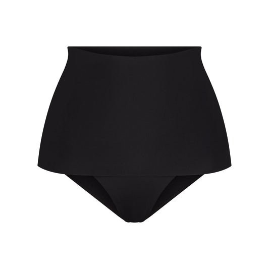 ICONIC SWIM CONVERTIBLE BIKINI BOTTOM | OBSIDIAN