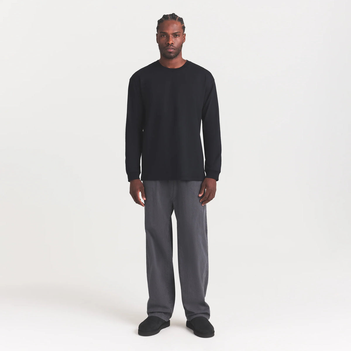 WOVEN MENS PULL-ON PANT | ASH