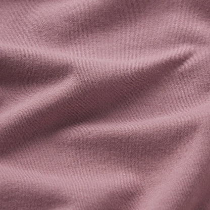 COTTON JERSEY STRAIGHT LEG PANT | MUTED MAUVE