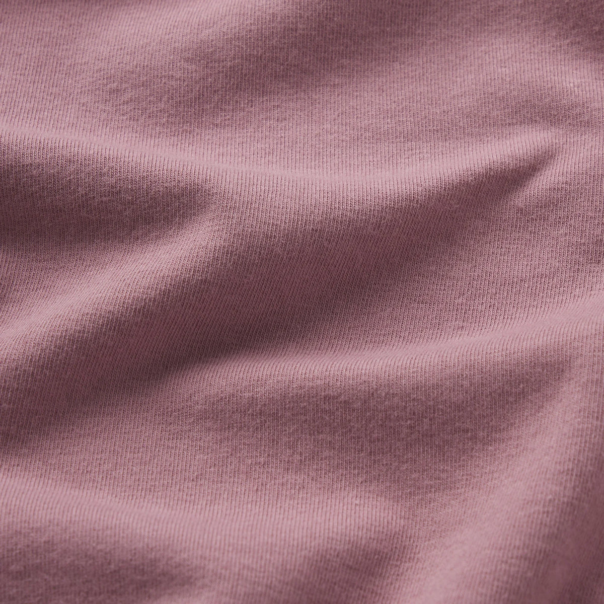 COTTON JERSEY LONG SLEEVE T-SHIRT | MUTED MAUVE