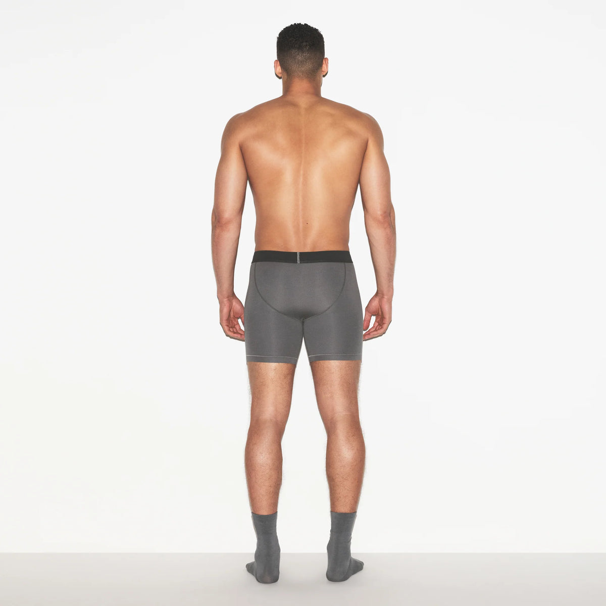 SKIMS COTTON MENS 5" BOXER BRIEF 3-PACK | RUSSET MULTI