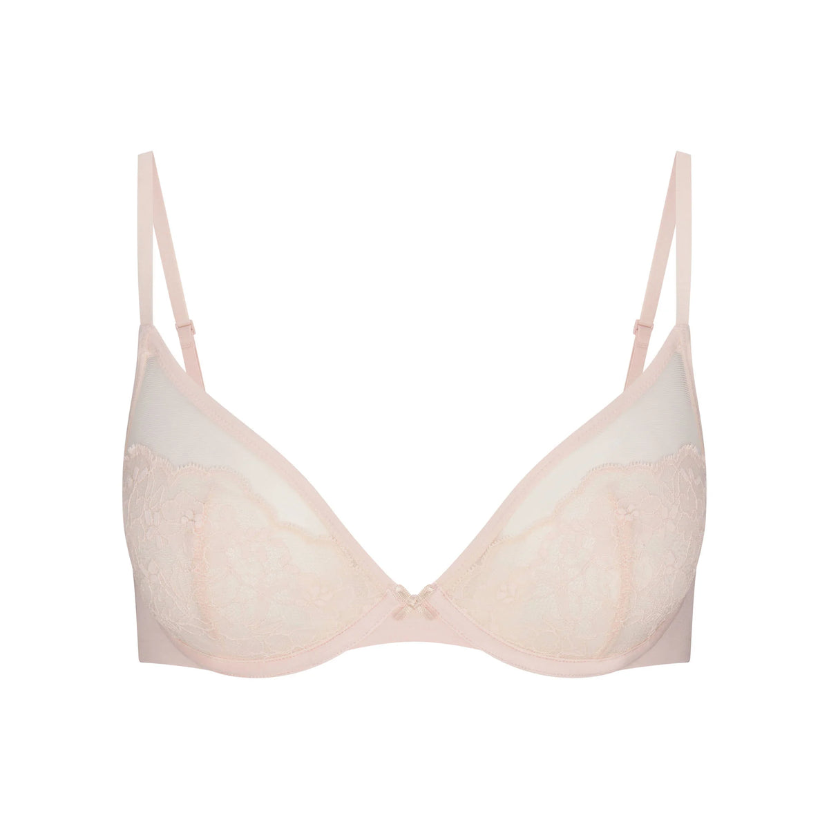 SKIMS LACE UNLINED DEMI BRA | PRIMROSE