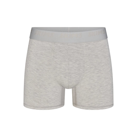 SKIMS STRETCH MENS 3" BOXER BRIEF | LIGHT HEATHER GREY