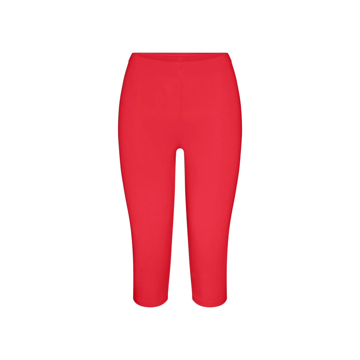 SMOOTH LAYERS HIGH-WAISTED CAPRI | CARMINE