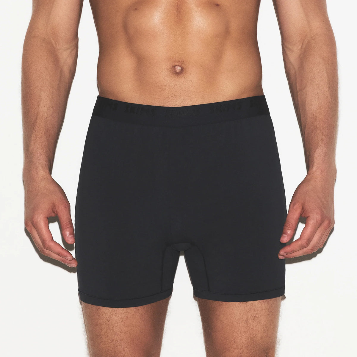 SKIMS STRETCH MENS KNIT BOXER 3-PACK | GUNMETAL MULTI