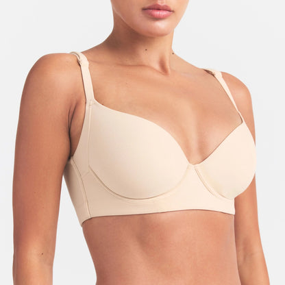 FITS EVERYBODY BACK SMOOTHING FULL COVERAGE BRA | SAND