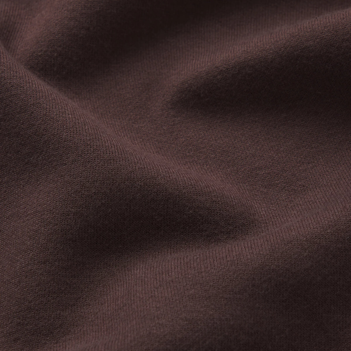 COTTON FLEECE LEGGING WITH EMBOSSED LOGO | ESPRESSO