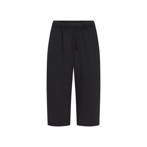 FLEECE LOUNGE MENS RELAXED LONG SHORT | WASHED ONYX
