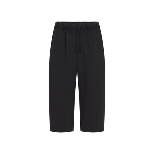 FLEECE LOUNGE MENS RELAXED LONG SHORT | WASHED ONYX