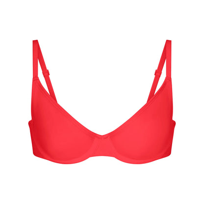 ICONIC SWIM UNDERWIRE BIKINI TOP | CARMINE