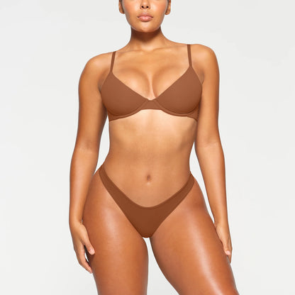FITS EVERYBODY PLUNGE BRA | BRONZE