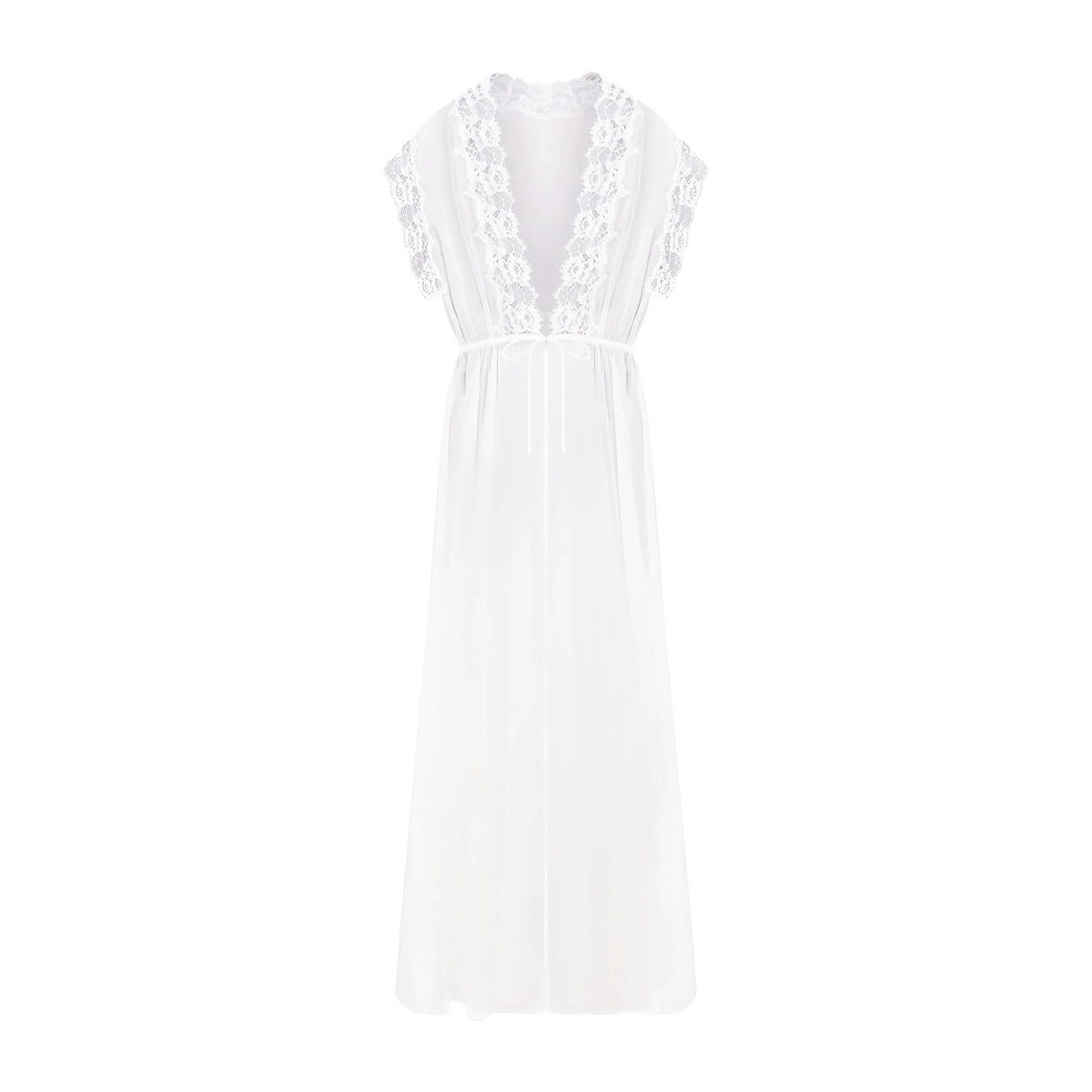 SKIMS ROMANCE LONG ROBE | IVORY