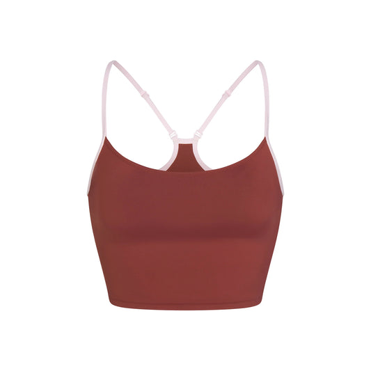 SIGNATURE SWIM CAMI TOP | HENNA CONTRAST