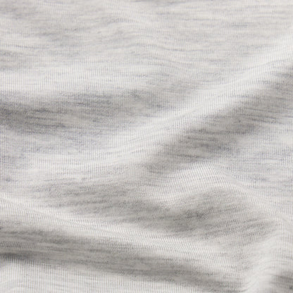 COTTON FLEECE LONG SHORT | LIGHT HEATHER GREY