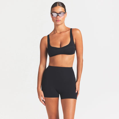 NikeSKIMS STUDIO STRETCH 3" SHORT | OBSIDIAN