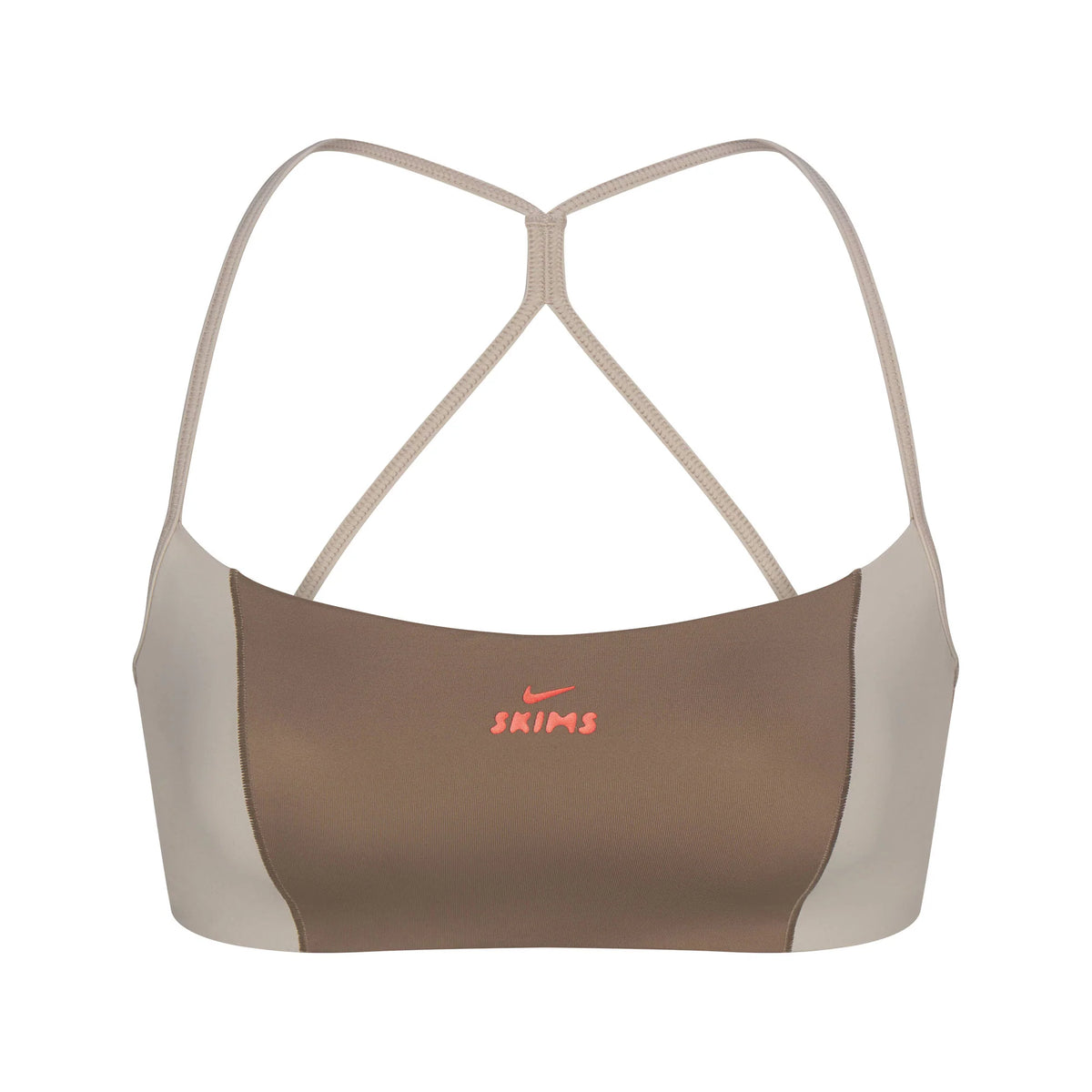 NikeSKIMS SHINE MICRO SCOOP BRA | TRUFFLE AND STONE