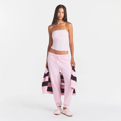 COTTON FLEECE JOGGER | CHERRY BLOSSOM