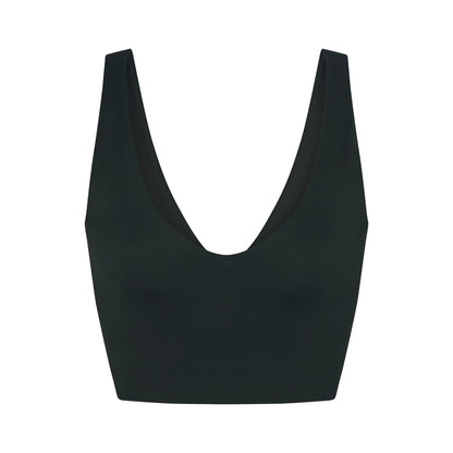 NikeSKIMS MATTE V-NECK BRA TOP | DARK TEAL