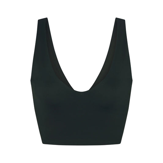 NikeSKIMS MATTE V-NECK BRA TOP | DARK TEAL