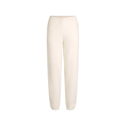 COTTON FLEECE JOGGER | OATMEAL HEATHER