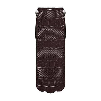 SWIM COVER-UPS CROCHET LONG SKIRT | PHOENIX
