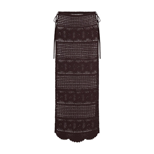 SWIM COVER-UPS CROCHET LONG SKIRT | PHOENIX