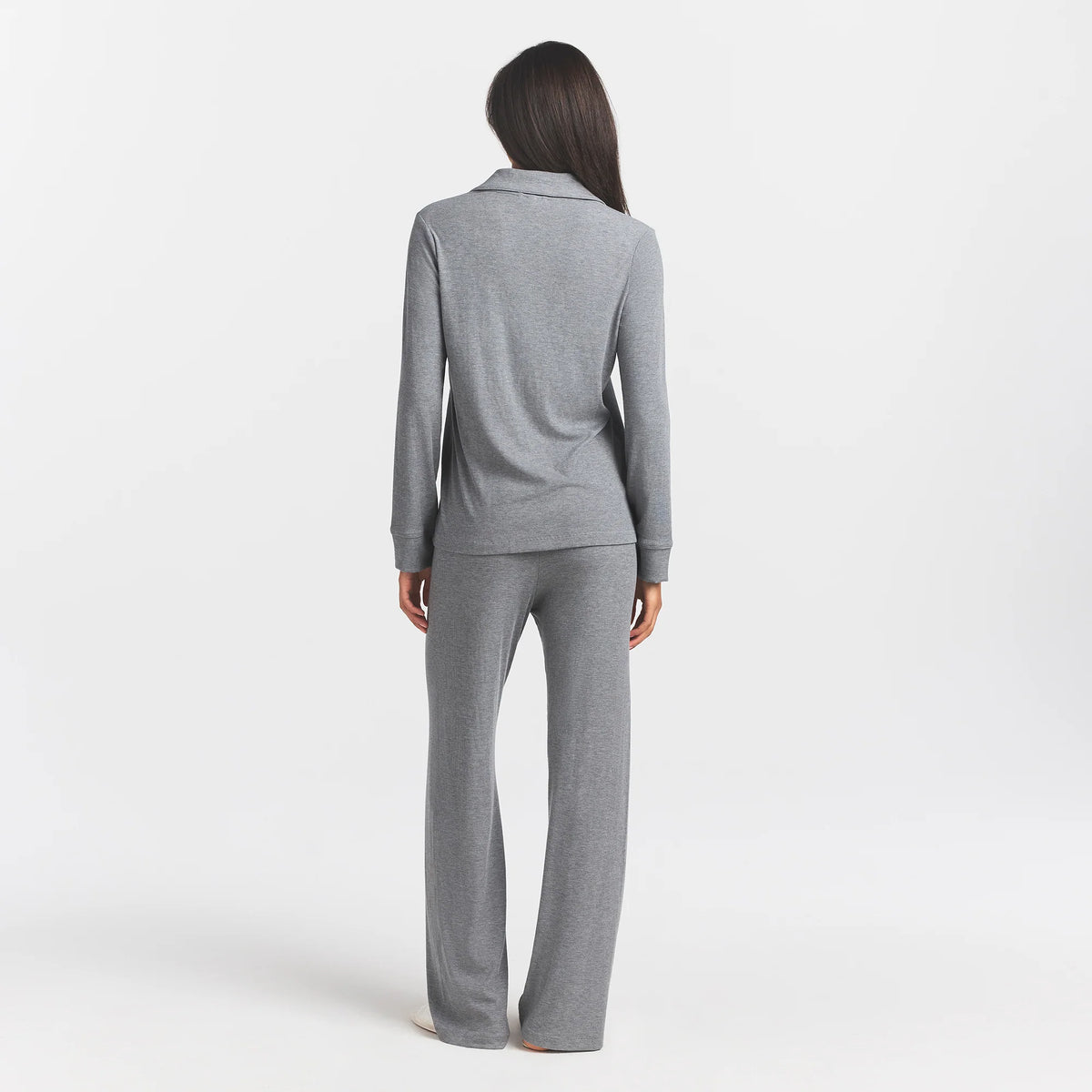 SOFT LOUNGE SLEEP SET | HEATHER GREY