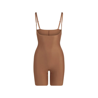 SKIMS BODY CORE SCULPT OPEN BUST MID THIGH BODYSUIT | JASPER
