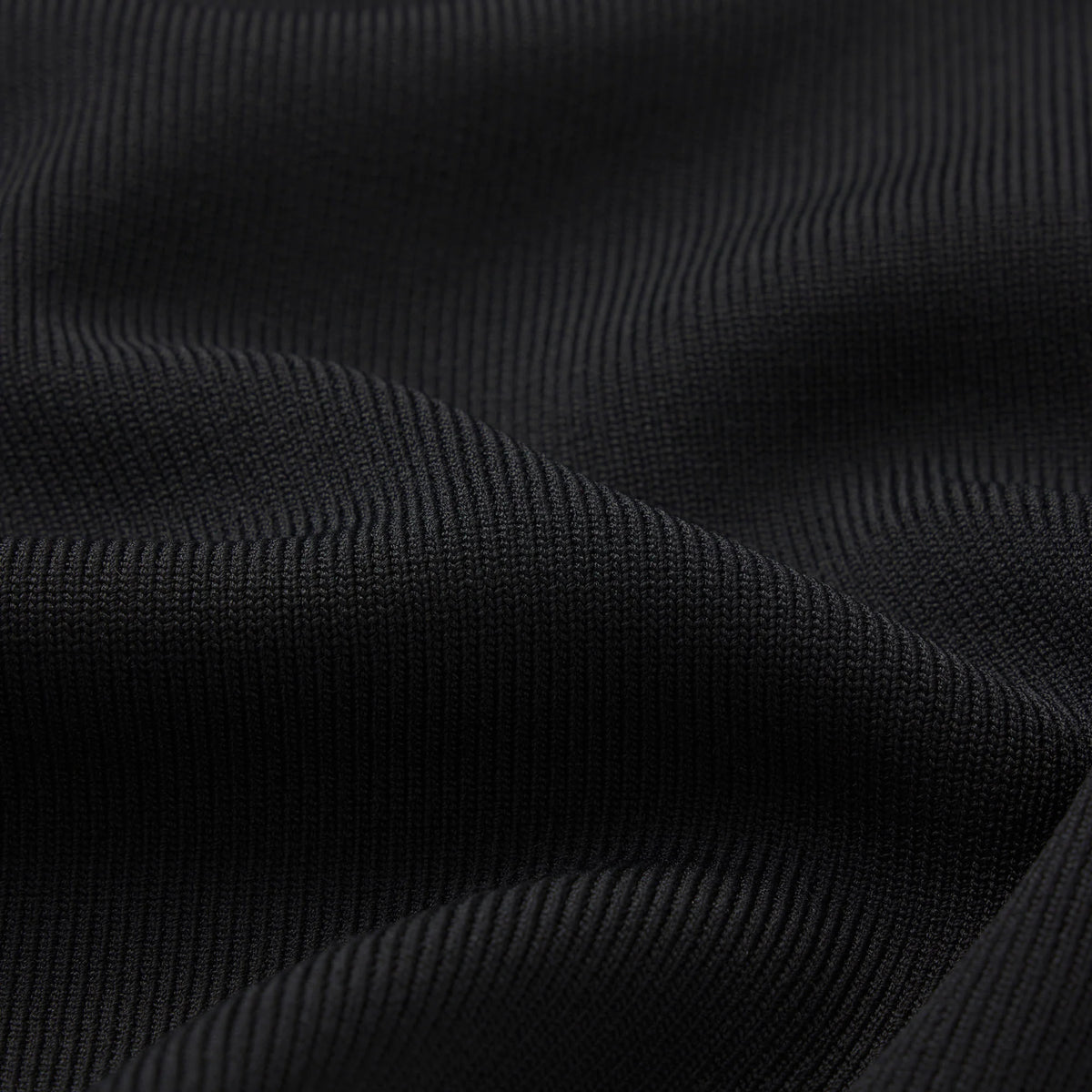 REFINED KNIT HIGH-WAISTED SHORT | OBSIDIAN