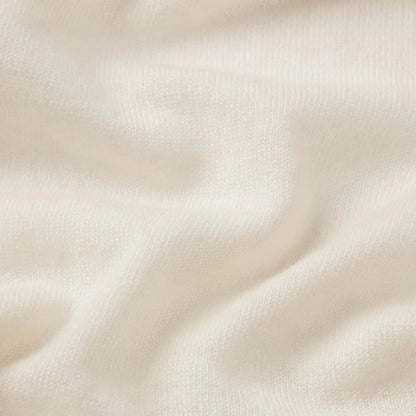 FEATHERWEIGHT CASHMERE TEE | EGRET