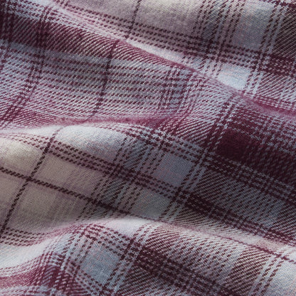 FLANNEL SLEEP OVERSIZED PANT | IRIS MICA PLAID